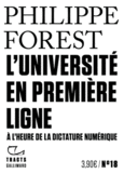 Couverture L'Université en première ligne ()