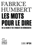 Couverture Les Mots pour le dire ()