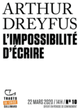 Couverture L'Impossibilité d'écrire ()