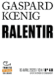 Couverture Ralentir (Gaspard Koenig)