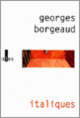 Couverture Italiques (Georges Borgeaud) Couverture Italiques (Georges Borgeaud)